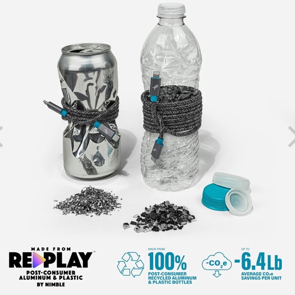 NIB nimble PowerKnit USB-C to Lightning Cable 1m/3.3ft - Picture 6 of 8